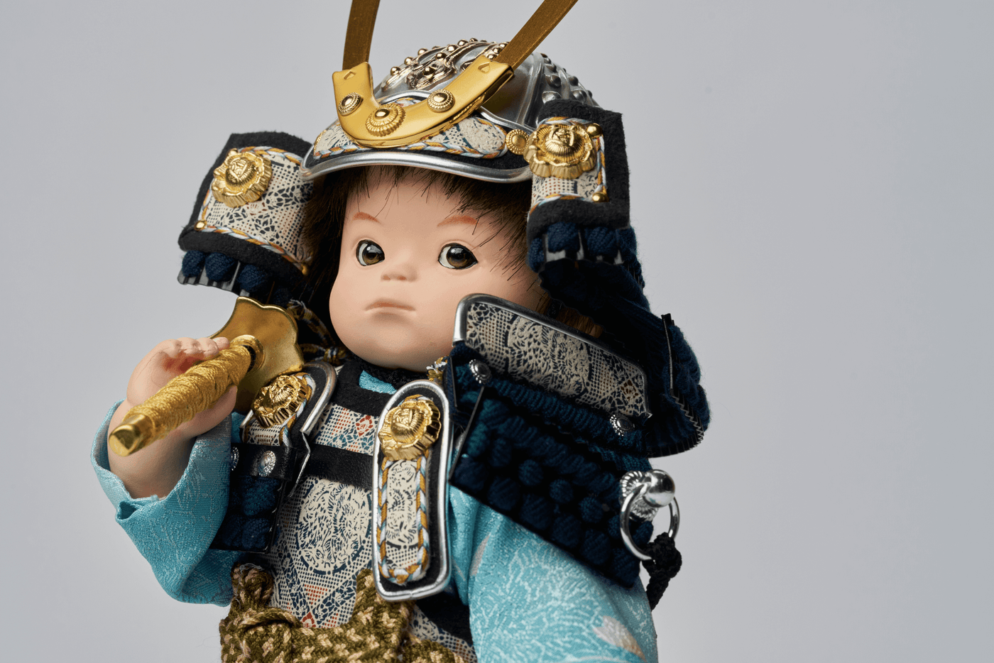 群青色鎧の大将