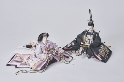 宵桜のおひなさま