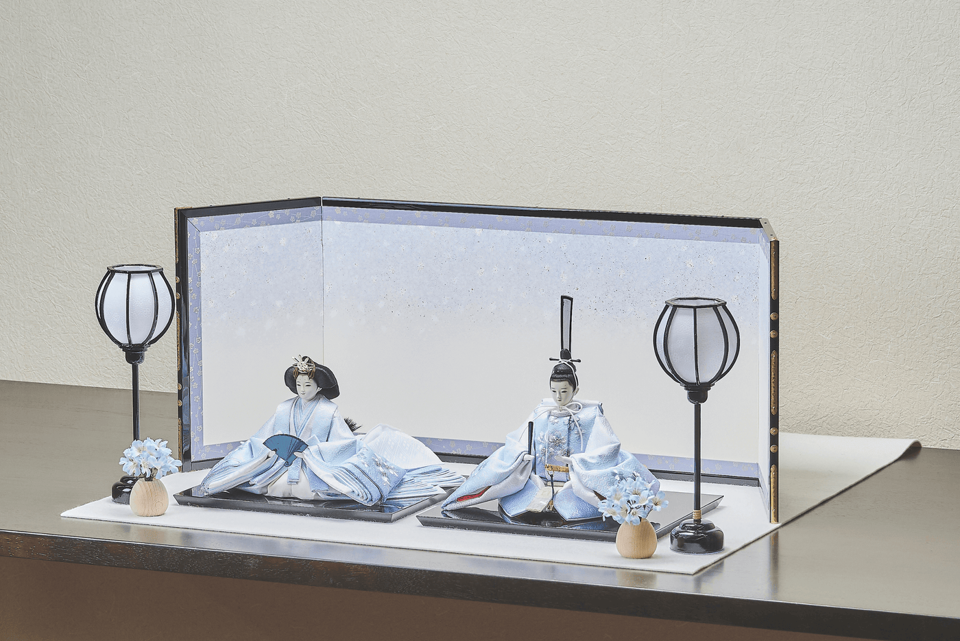 氷桜のおひなさま