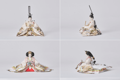 うららか、金と松のおひなさま（中）