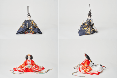 桜、舞い上がるおひなさま（中）