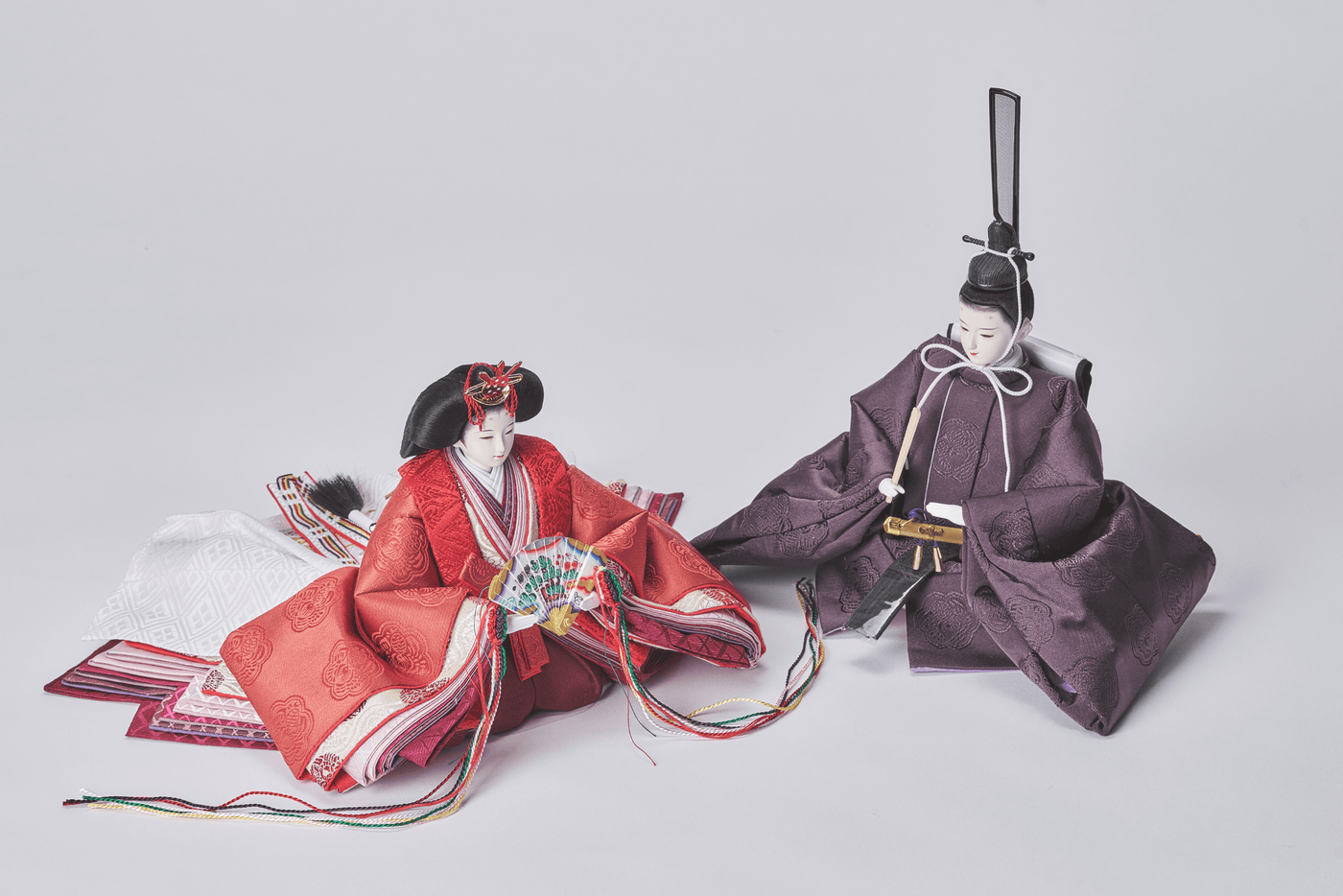 絹の艶、みやびのおひなさま