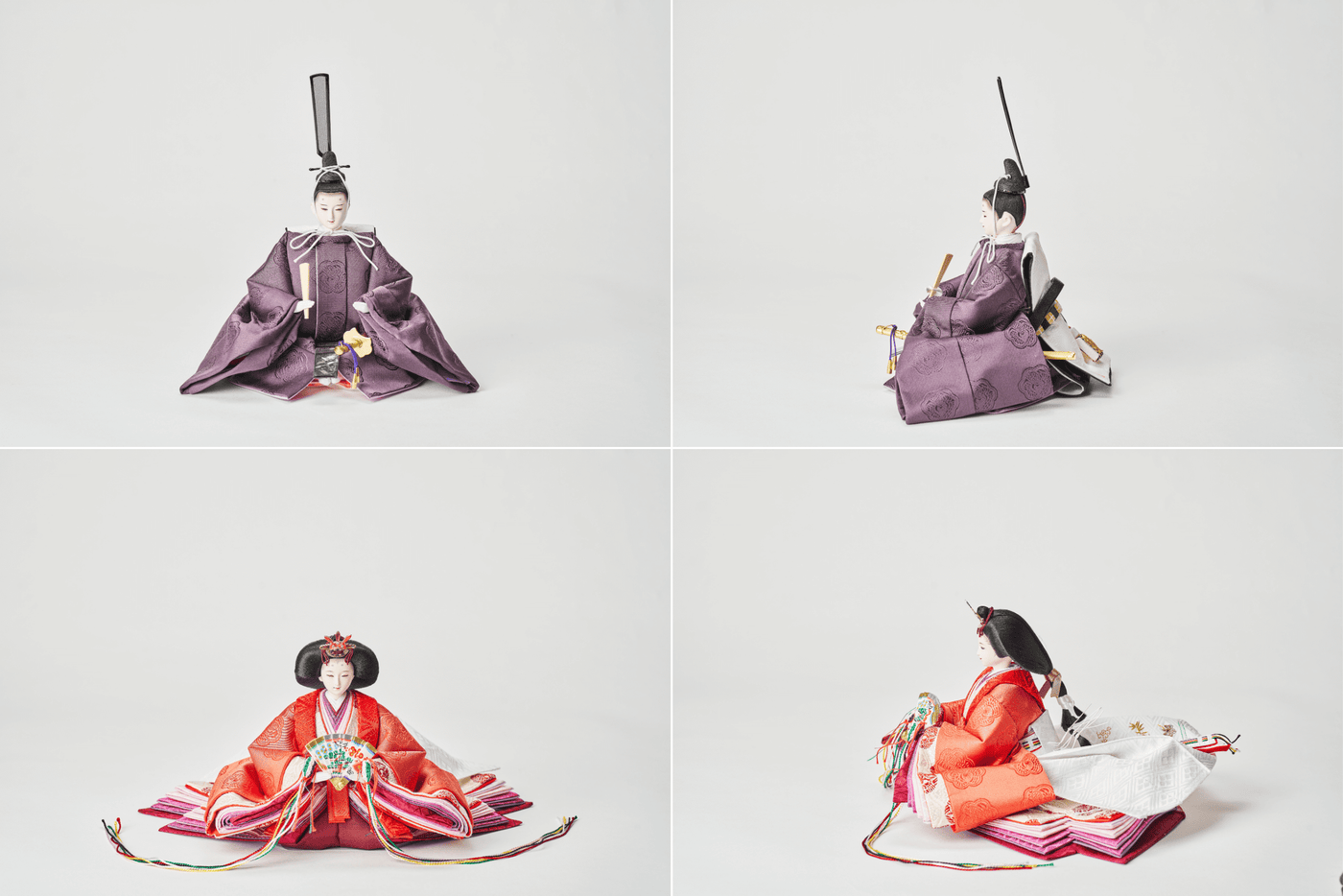 絹の艶、みやびのおひなさま