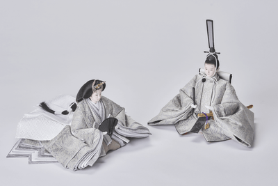 梅鶯と白銀のおひなさま