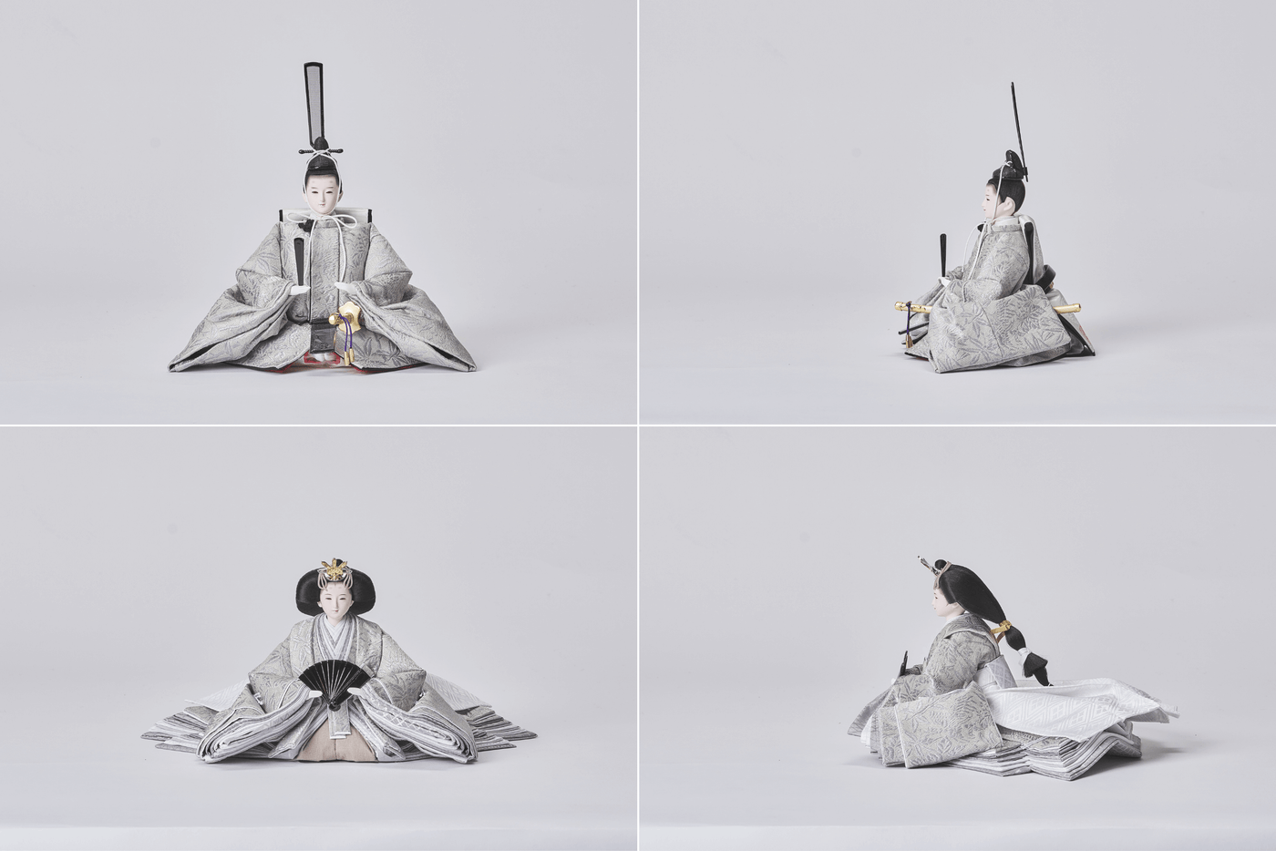 梅鶯と白銀のおひなさま