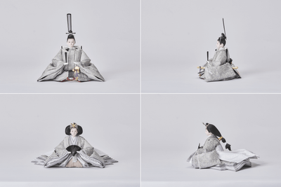 梅鶯と白銀のおひなさま