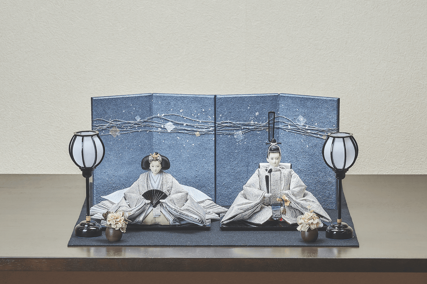 波銀河と白銀のおひなさま