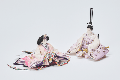 春霞に、春の香りのおひなさま