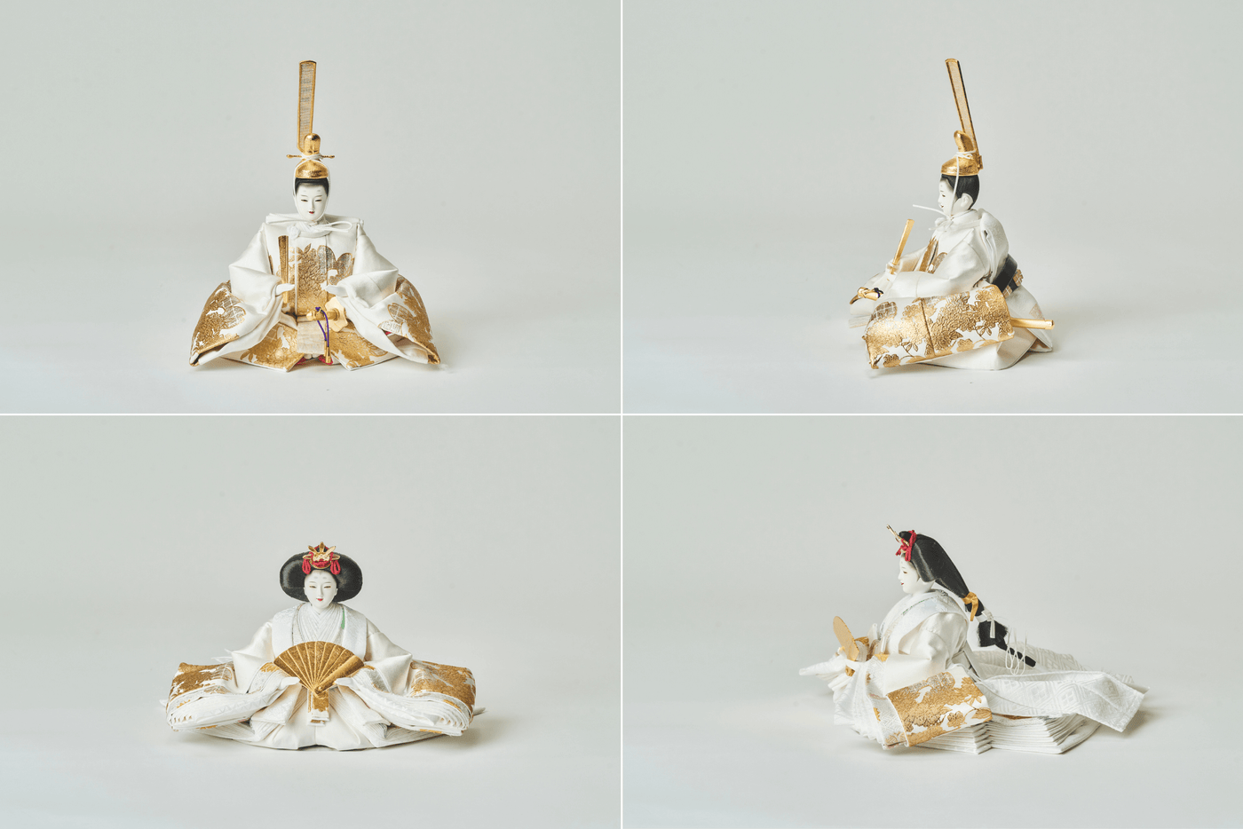 金砂子に、煌めくおひなさま