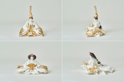 金砂子に、煌めくおひなさま