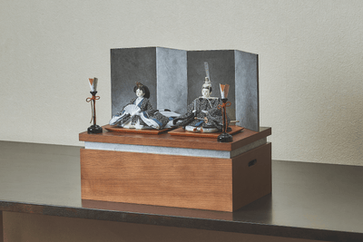 小桜、博多帯のおひなさま