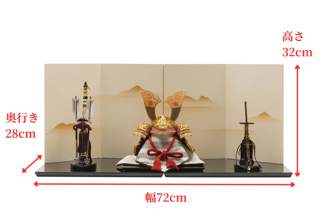 鏨彫職人による朱色の兜 – 人形工房 左京