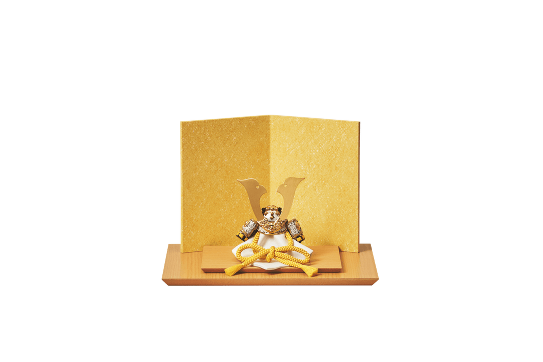 女郎花色の豆かぶと – 人形工房 左京