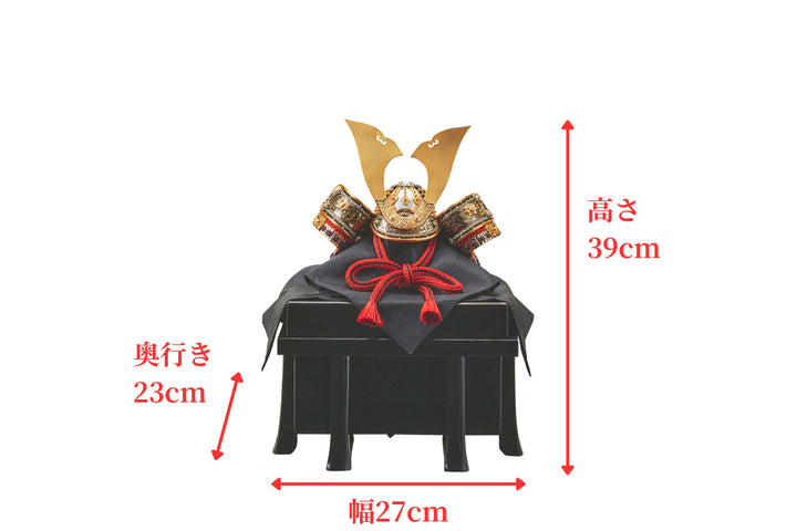 唐草彫金の兜 - 兜櫃 – 人形工房 左京