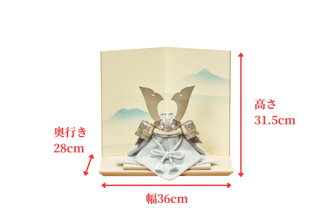 縹色の銀兜 – 人形工房 左京
