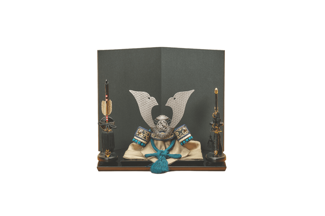 群青色の兜 – 人形工房 左京