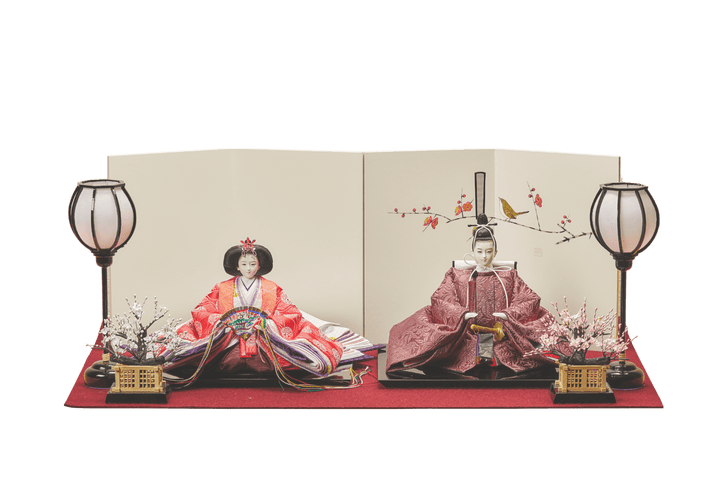 お雛様　雅子　花無垢夫婦雛大 雅、美しきおひなさま – 人形工房 左京