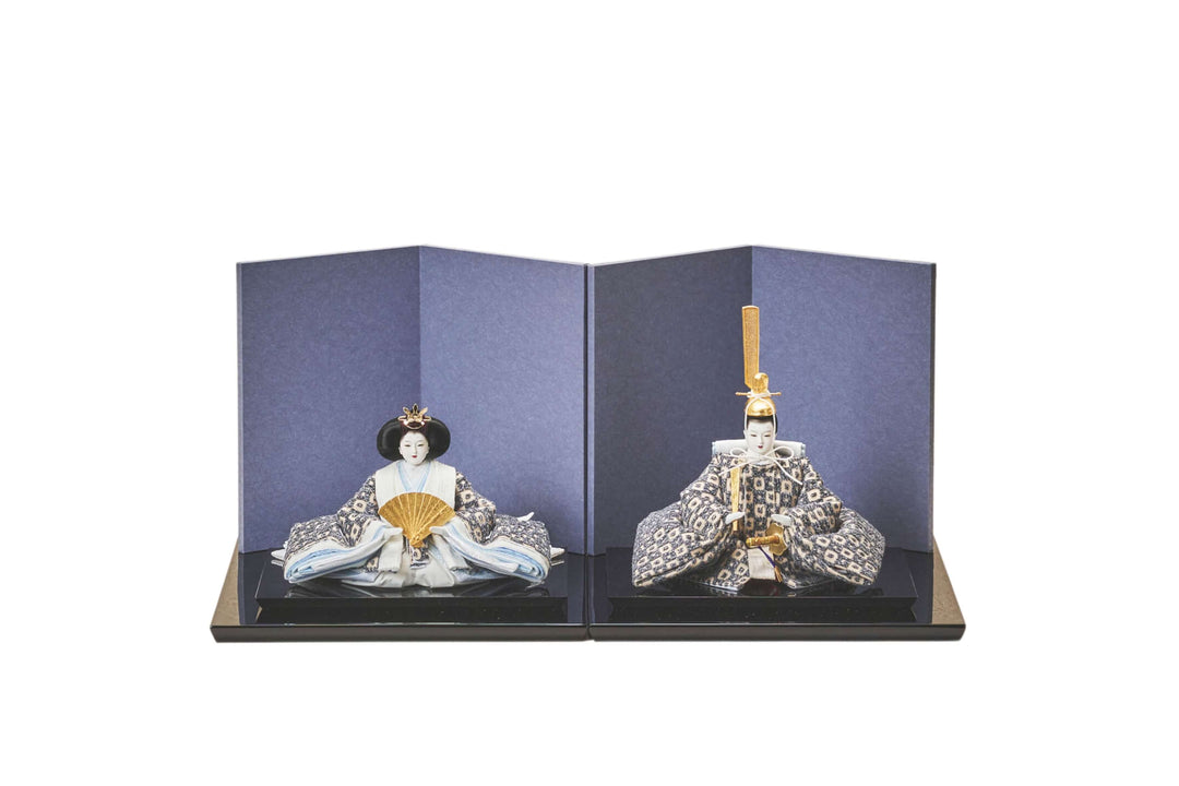 浅縹色のおひなさま – 人形工房 左京