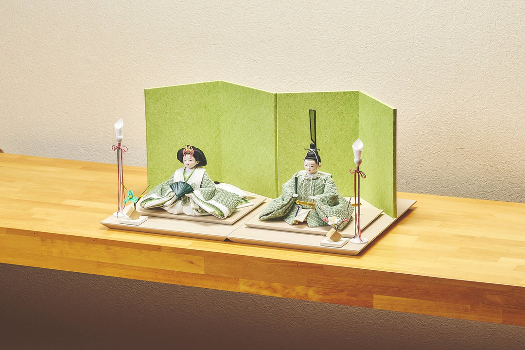 若草色のおひなさま – 人形工房 左京