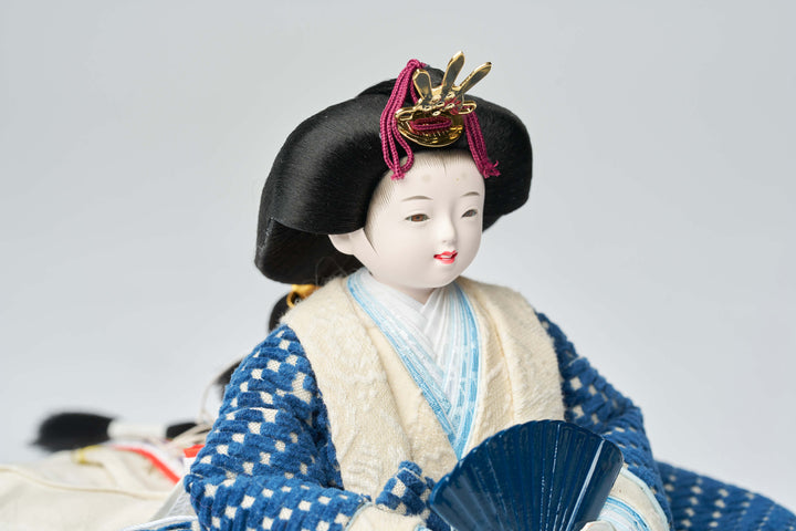 藍色のおひなさま – 人形工房 左京