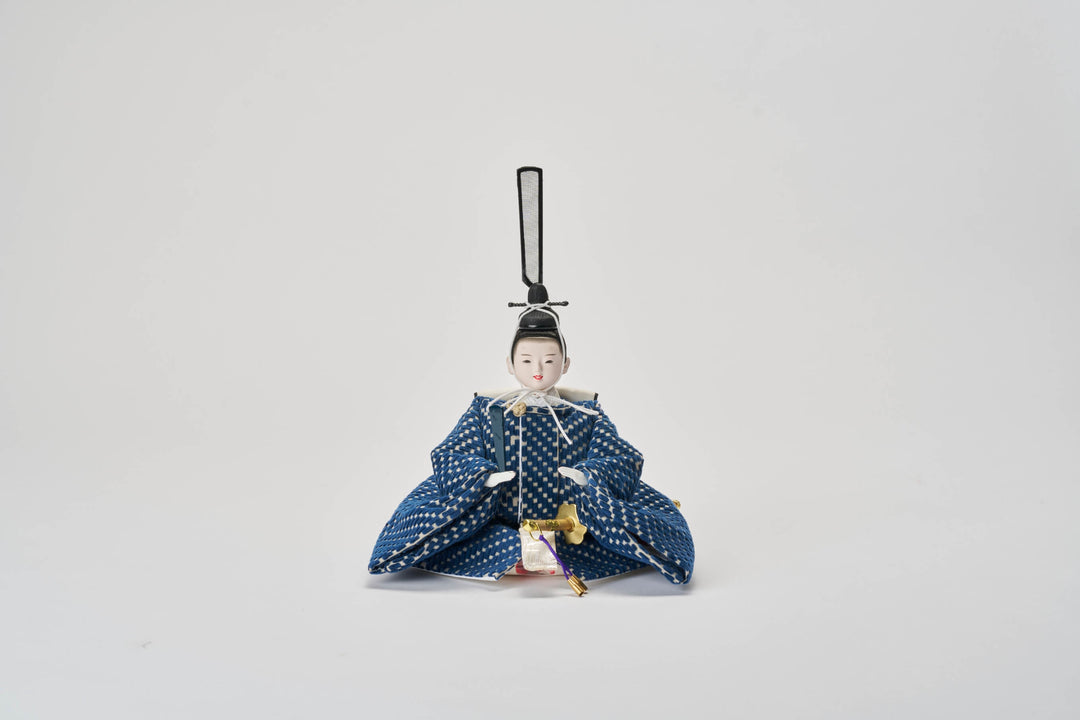 藍色のおひなさま – 人形工房 左京