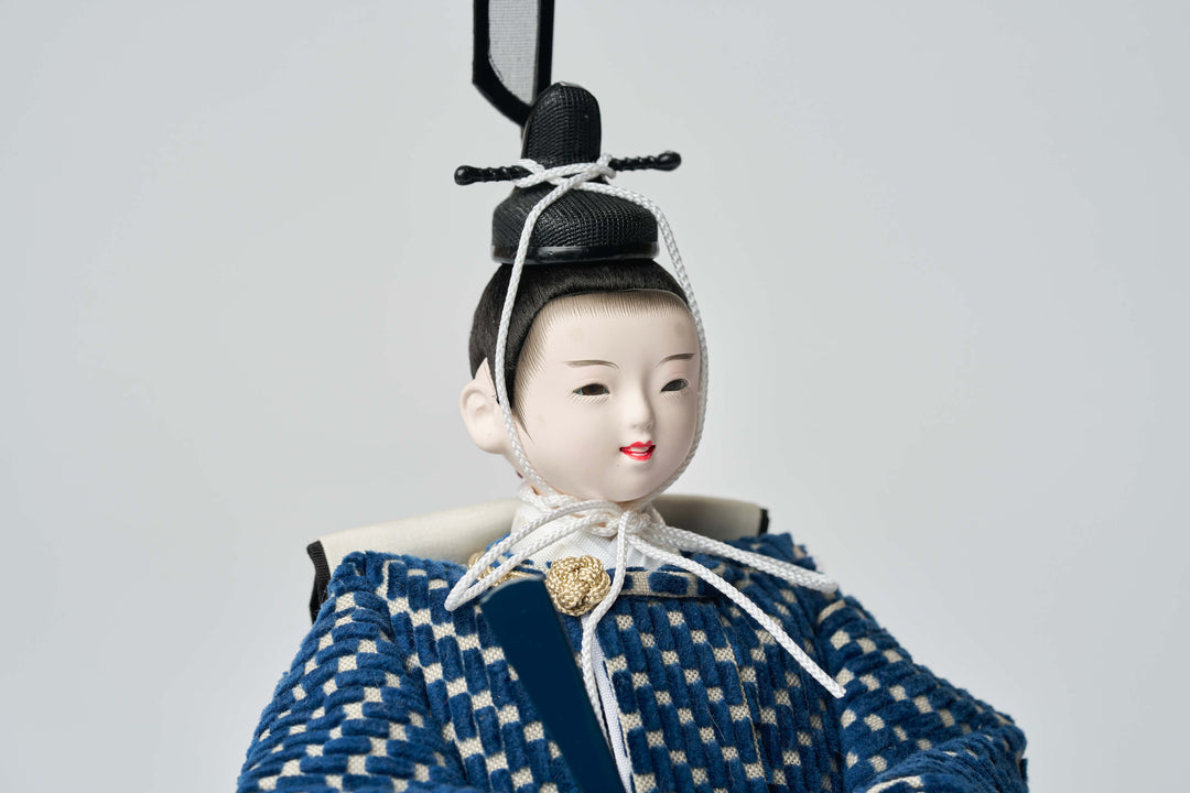 金津沙矢香 南天のおひなさま お雛様 藍色のおひなさま – 人形工房 左京