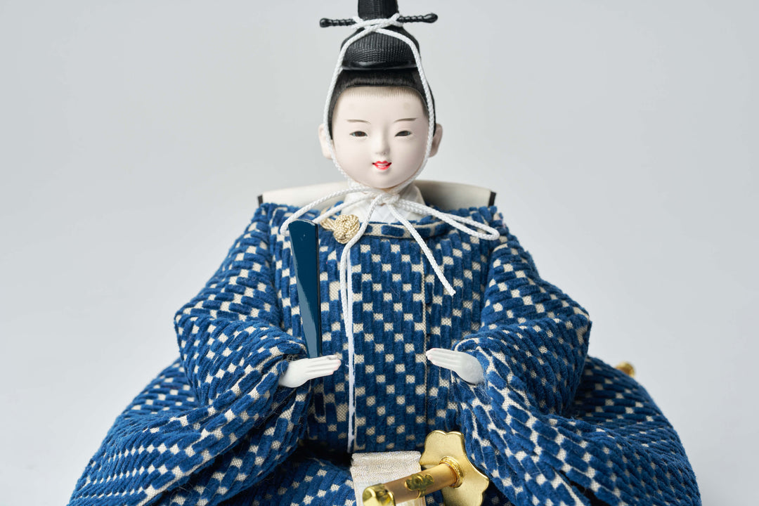 藍色のおひなさま – 人形工房 左京
