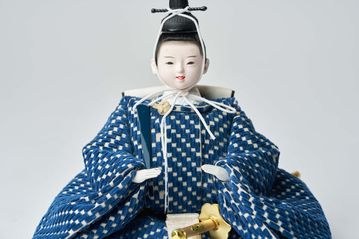 藍色のおひなさま – 人形工房 左京