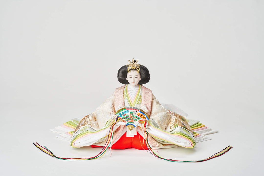 うららか、金と松のおひなさま – 人形工房 左京