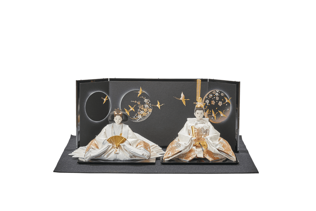 鶴と桜と、煌めくおひなさま – 人形工房 左京 鶴と桜と、煌めくおひなさま – 人形工房 左京