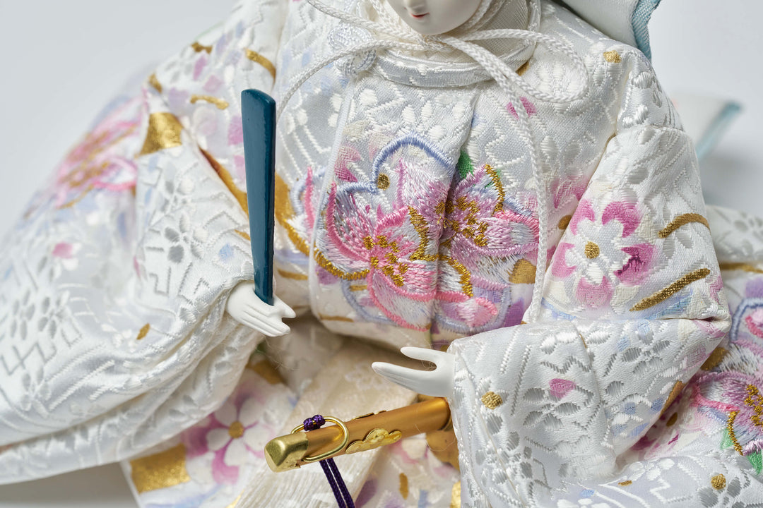 縹桜と藤のおひなさま – 人形工房 左京