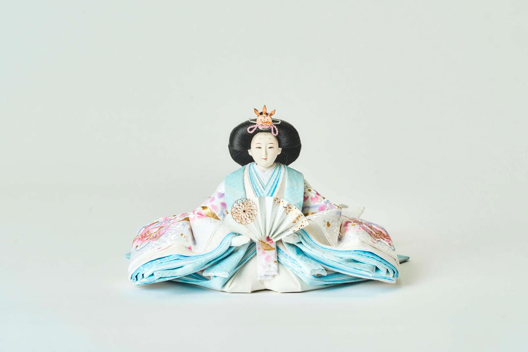 縹桜と藤のおひなさま – 人形工房 左京