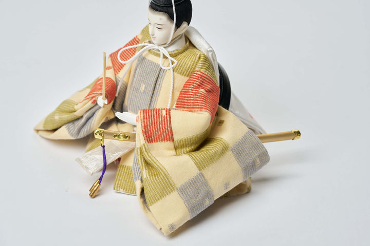 色々チェックのおひなさま – 人形工房 左京