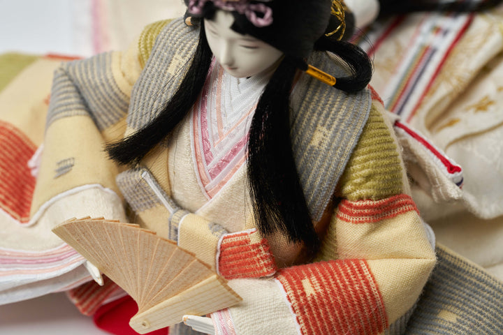 色々チェックのおひなさま – 人形工房 左京