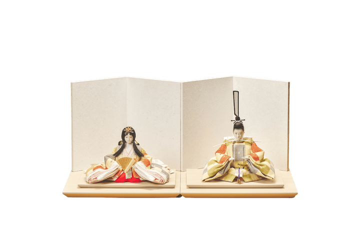 色々チェックのおひなさま – 人形工房 左京