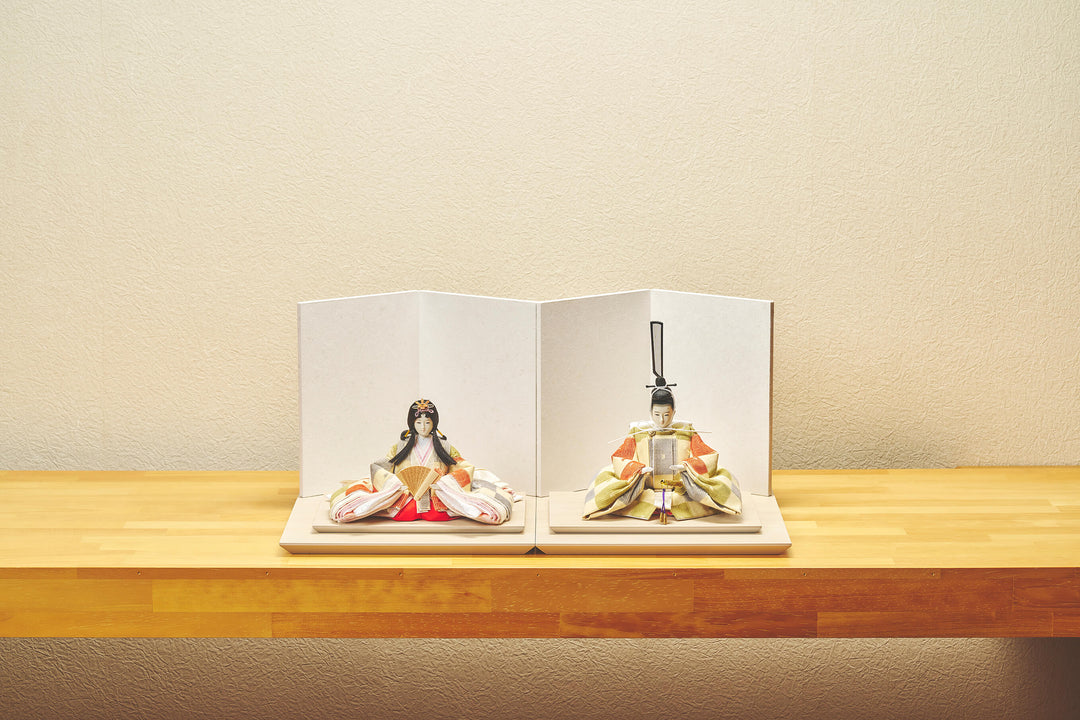 色々チェックのおひなさま – 人形工房 左京