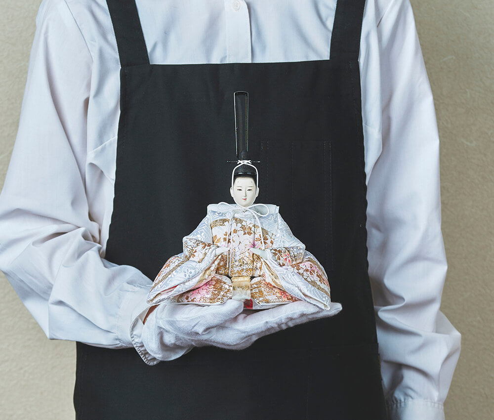 若草色のおひなさま – 人形工房 左京