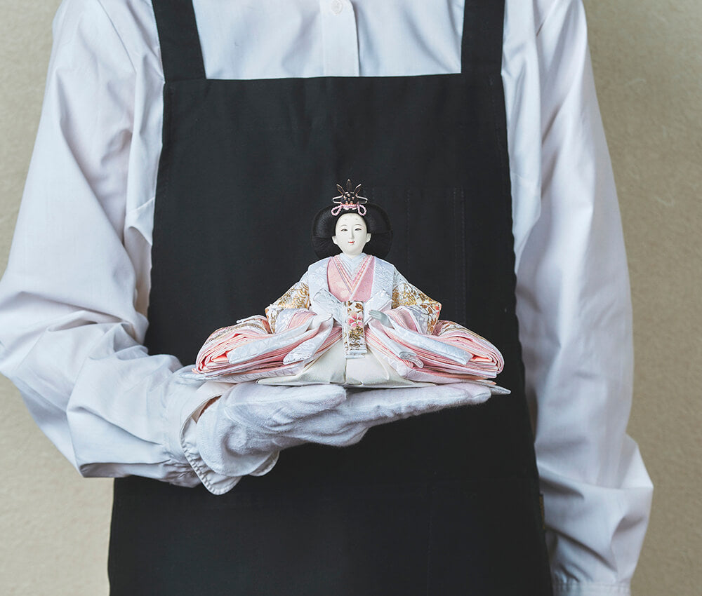 藍色のおひなさま – 人形工房 左京