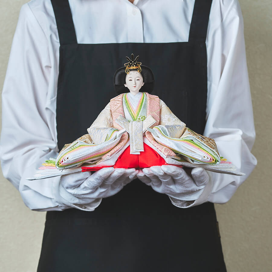 優美、ふくよかなおひなさま – 人形工房 左京
