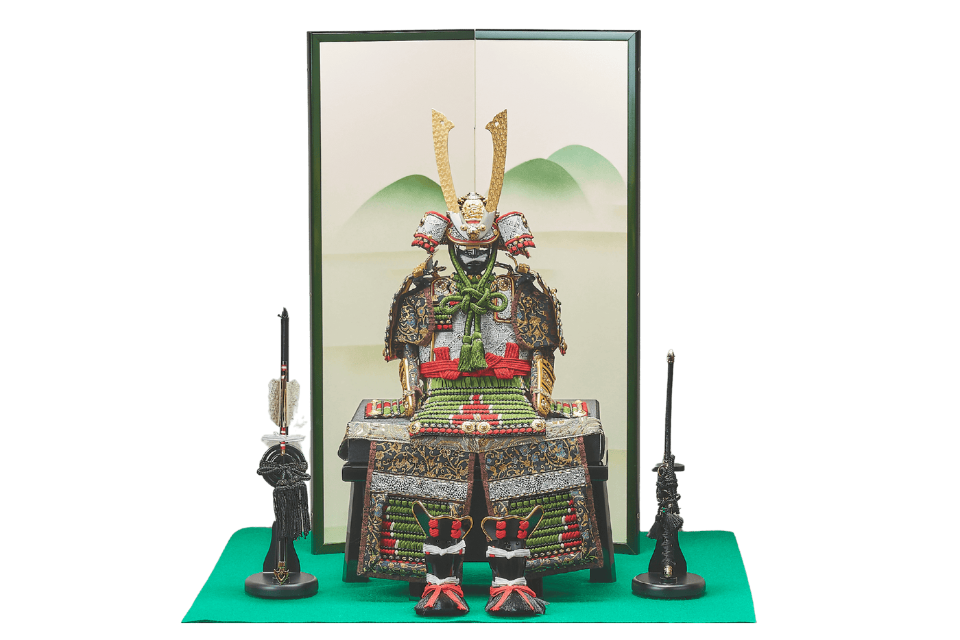 雅、勝草に端午の鎧