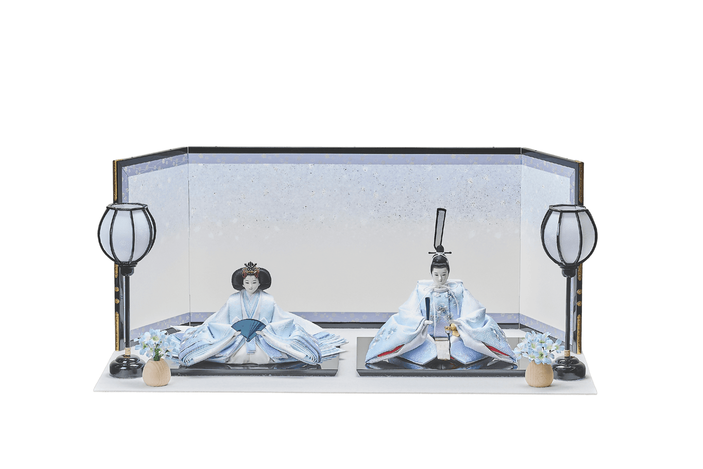 氷桜のおひなさま