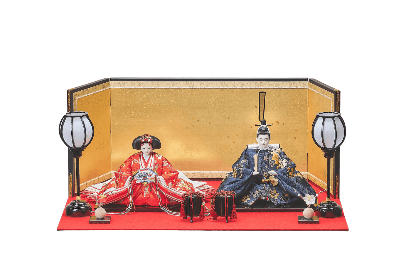 桜、舞い上がるおひなさま（中）