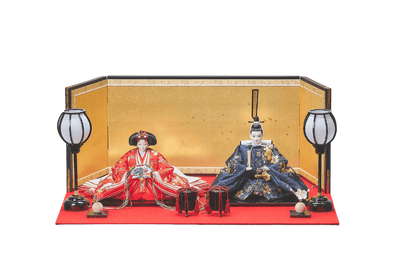 桜、舞い上がるおひなさま（中）