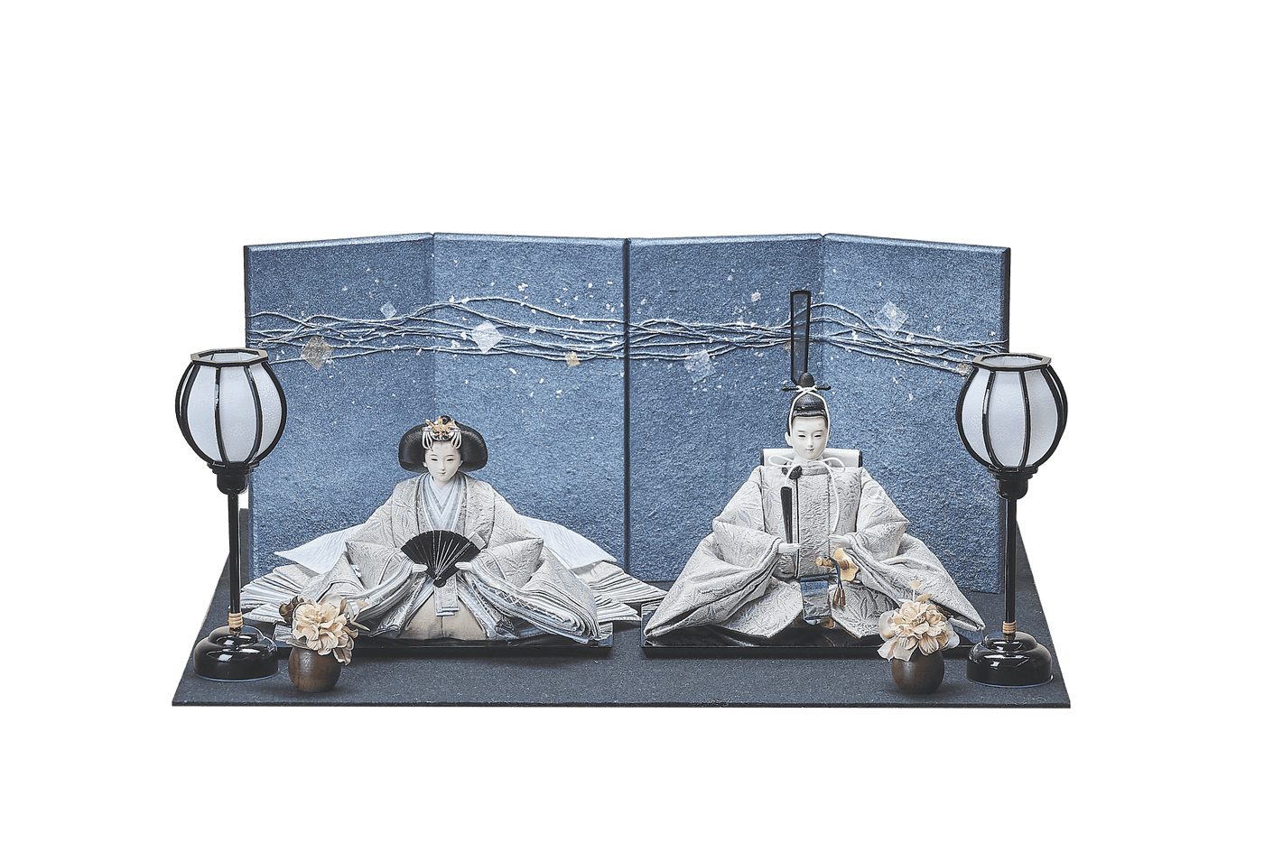 波銀河と白銀のおひなさま