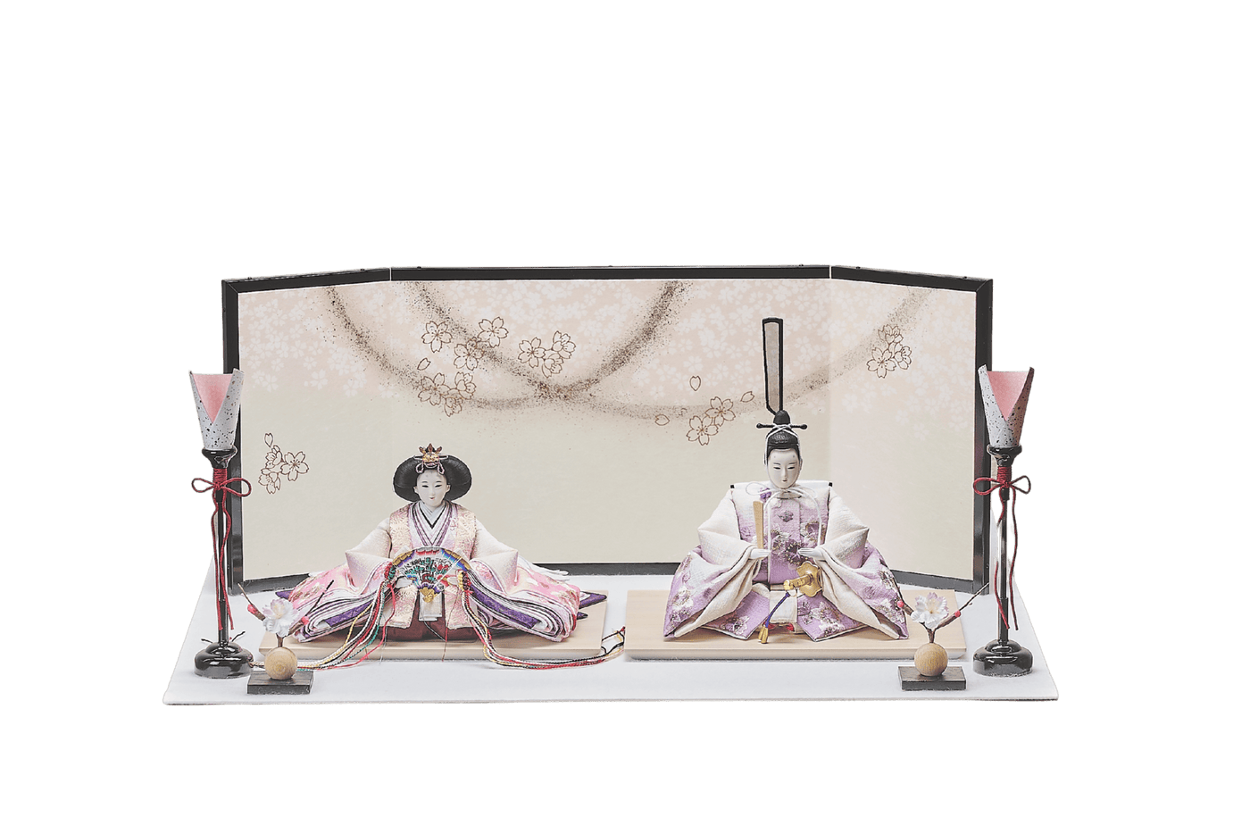 春霞に、春の香りのおひなさま