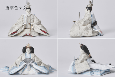 西陣織帯、唐草色々文 / 京組紐のおひなさま