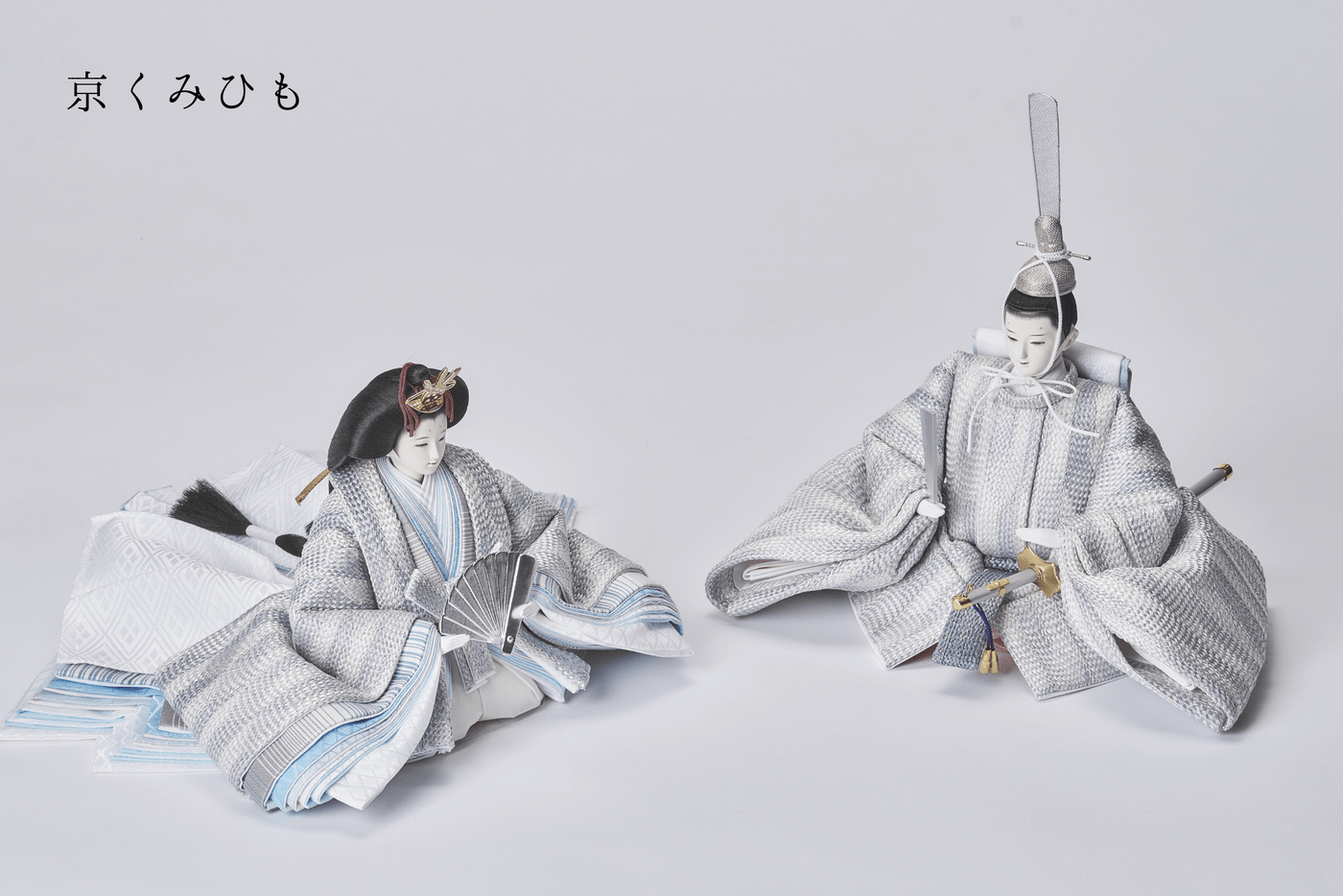 西陣織帯、唐草色々文 / 京組紐のおひなさま