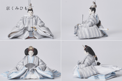 西陣織帯、唐草色々文 / 京組紐のおひなさま