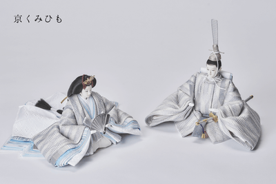 西陣織帯、唐草色々文 / 京組紐のおひなさま